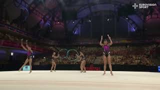 ISRAEL national group 3 HOOPS/4 CLUBS 28,3 - Apparatus Final - WCh Frankfurt 2026