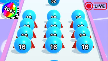 Ball Run 2048 Merge Number Live Gameplay Part -9