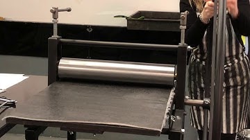 Printing a photoetching on etching press