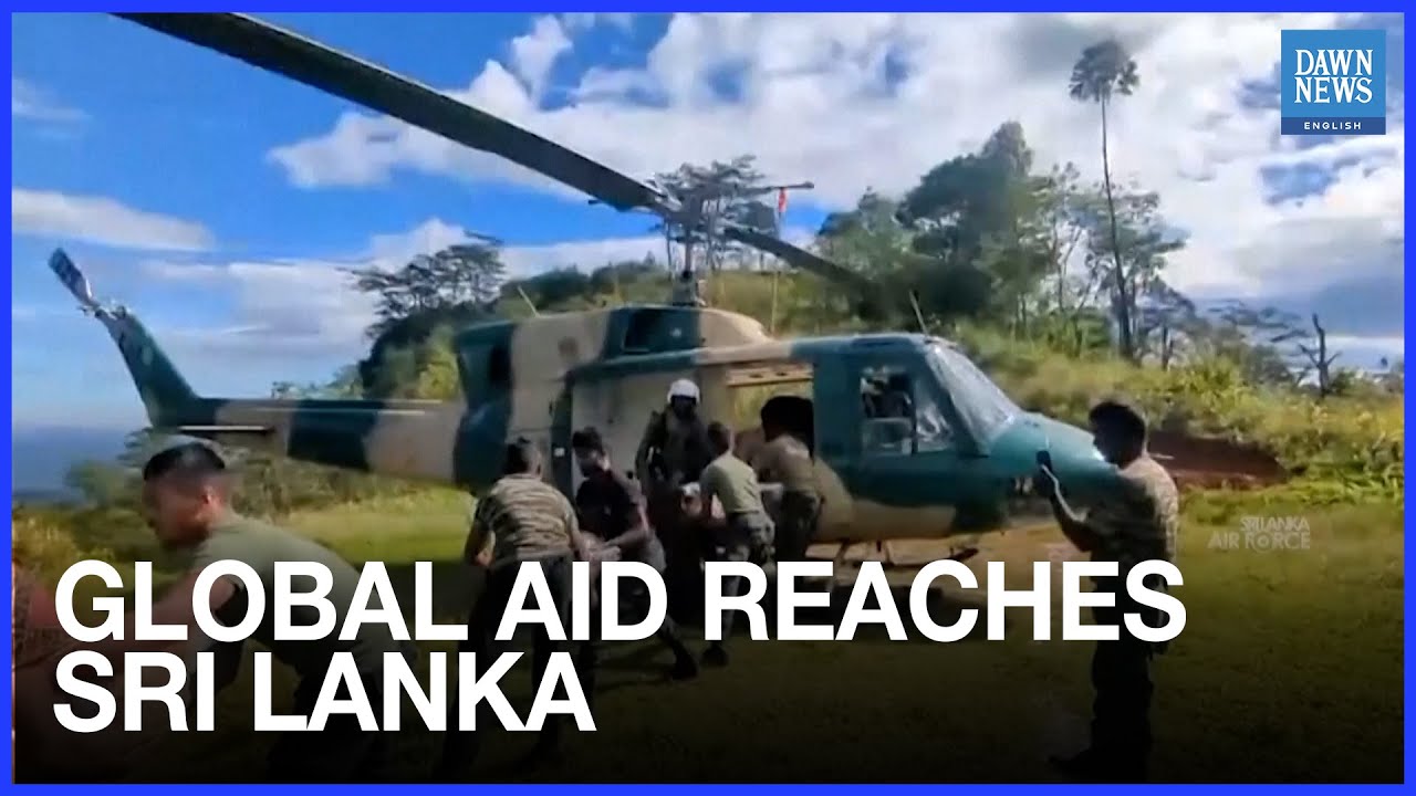 Sri Lanka Receives International Aid After Cyclone Ditwah Leaves Hundreds Dead | Dawn News English