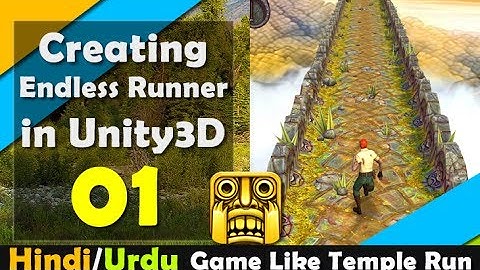 Endless Runner Game In Unity  in ( hindi / urdu ) [ 01]