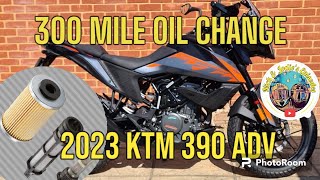 2023 KTM 390 Adventure Oil Service & Filter Change