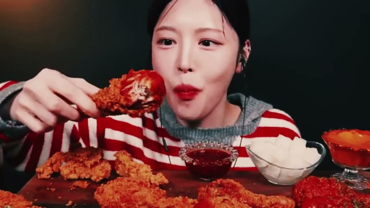 Cheese Fried Chicken 🍗 Mukbang 