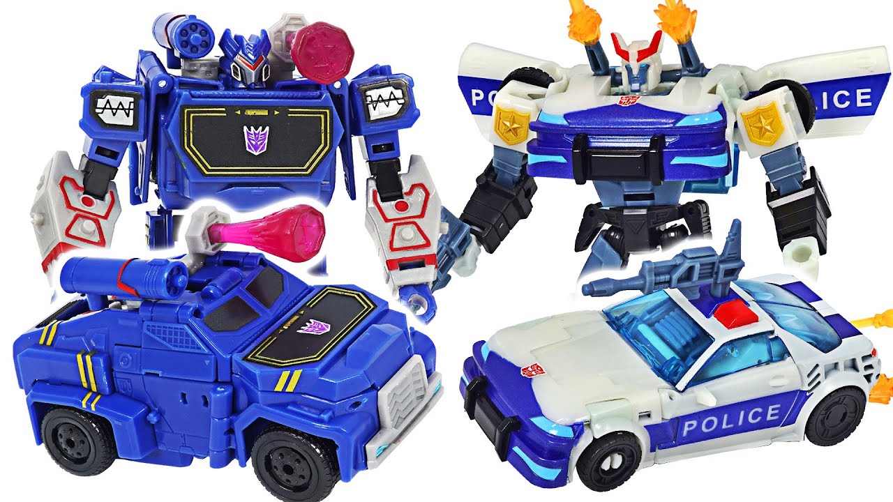Transformers Bumblebee cyberverse adventures Prowl VS Soundwave! | DuDuPopTOY