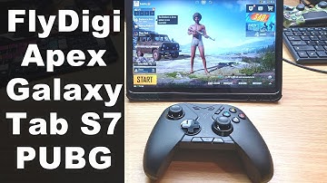 FlyDigi Apex Game Controller Unboxing And Test With Galaxy Tab S7 And PUBG