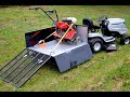 Homemade TRAILER For LAWN TRACTORS / QUAD !