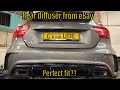 A45 AMG rear diffuser! (Episode 15)