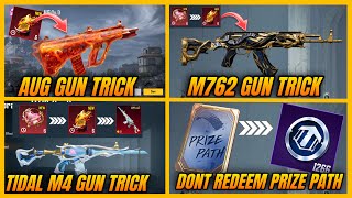 FINALLY 🔥 BEST TRICK FOR AUG GUN SKIN | TIDAL EMBRACE M416 GUN SKIN BEST TRICK | NEXT ULTIMATE TRICK