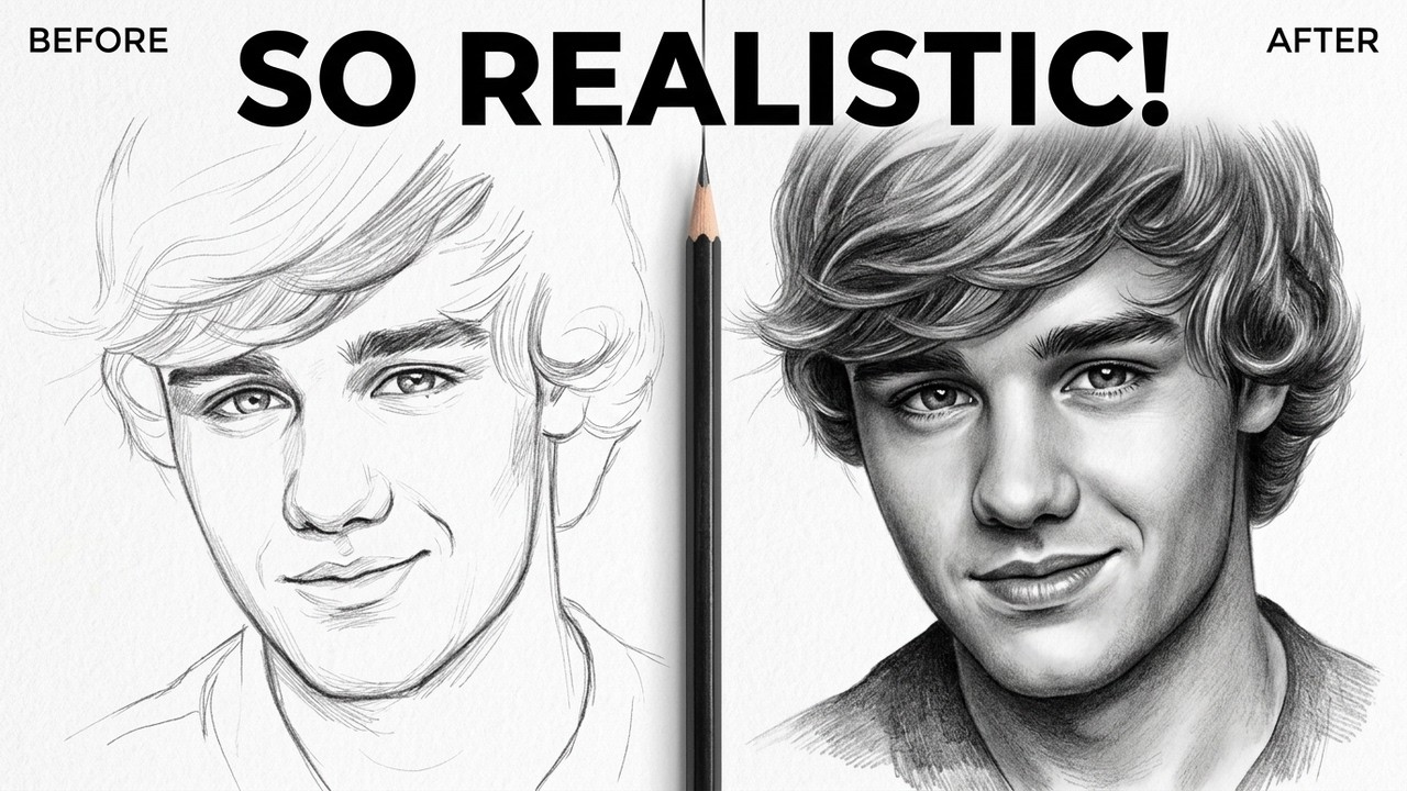 Drawing Liam Payne - Graphite Pencil Portrait