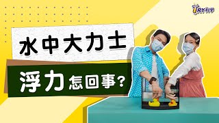 【TRY科學】20211013 - 水中大力士 浮力怎回事,力與壓力,阿基米德原理,有趣的力