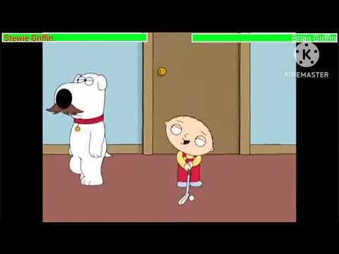 Stewie Vs Brian With Healthbars Family Guy