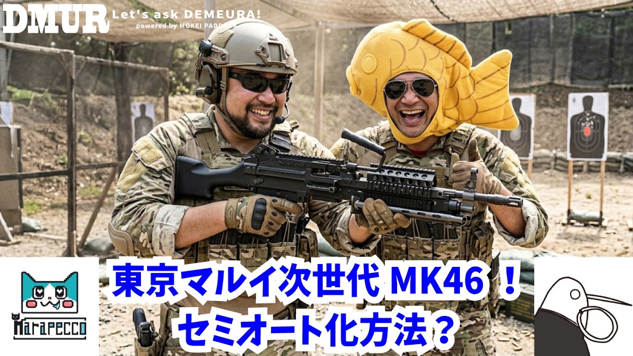 東京マルイ次世代MK46！セミオート化方法？【でめうらに聞きたい
