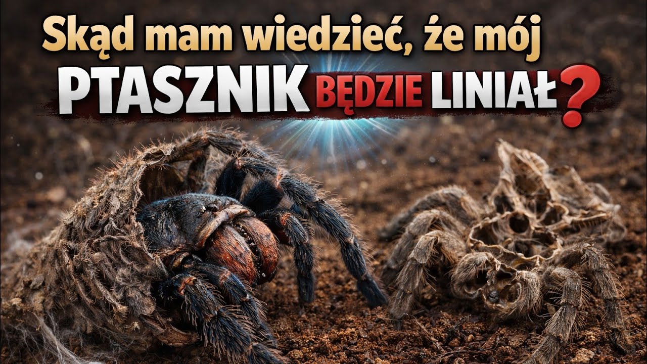 Skąd mam wiedzieć, że mój ptasznik będzie liniał? JUŻ CI MÓWIĘ!