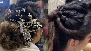 Most Beautiful Hairstyle for Wedding or party | Easy Hairstyles | Bun Hairstyle with Trick