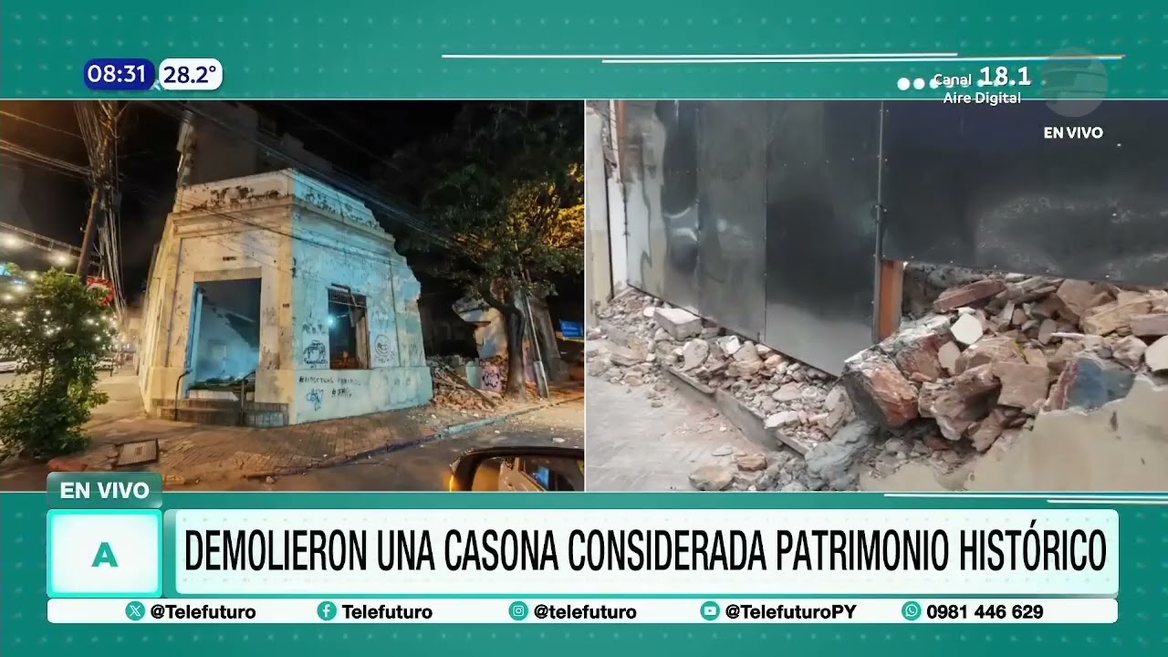 Demolieron una casona considerada Patrimonio Histórico