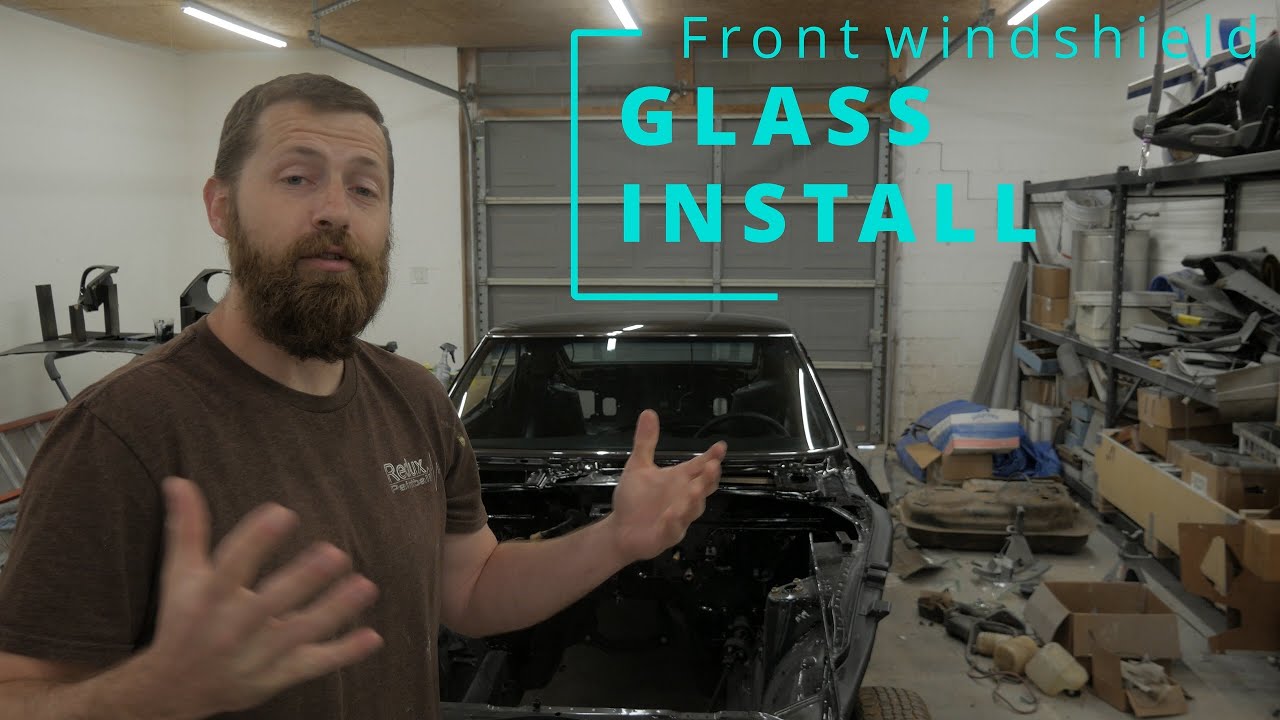 Установка переднего стекла 280Z — НОВОЕ лобовое стекло