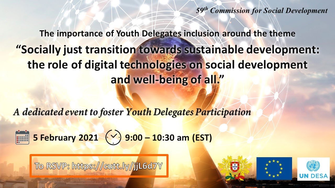 CSoCD  Event: Socially just transition towards sustainable development