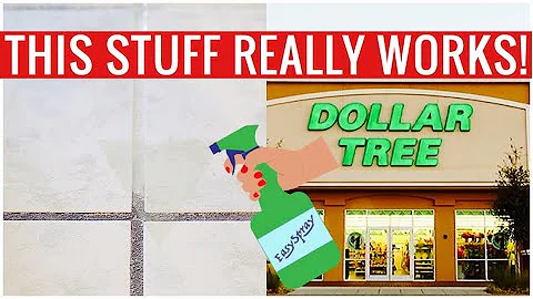 $1 Dollar Tree GROUT Cleaner that Actually WORKS!!...