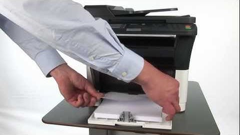 Paper jam troubleshooting on the FS-1220MFP, FS-1325MFP and FS-1320MFP