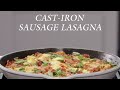 One-Pan Cast Iron Skillet Sausage Lasagna by America