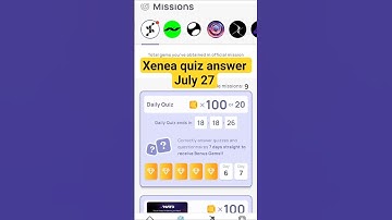 27 July xenea wallet quiz answers today | xenea wallet voucher code today | xenea daily quiz today |