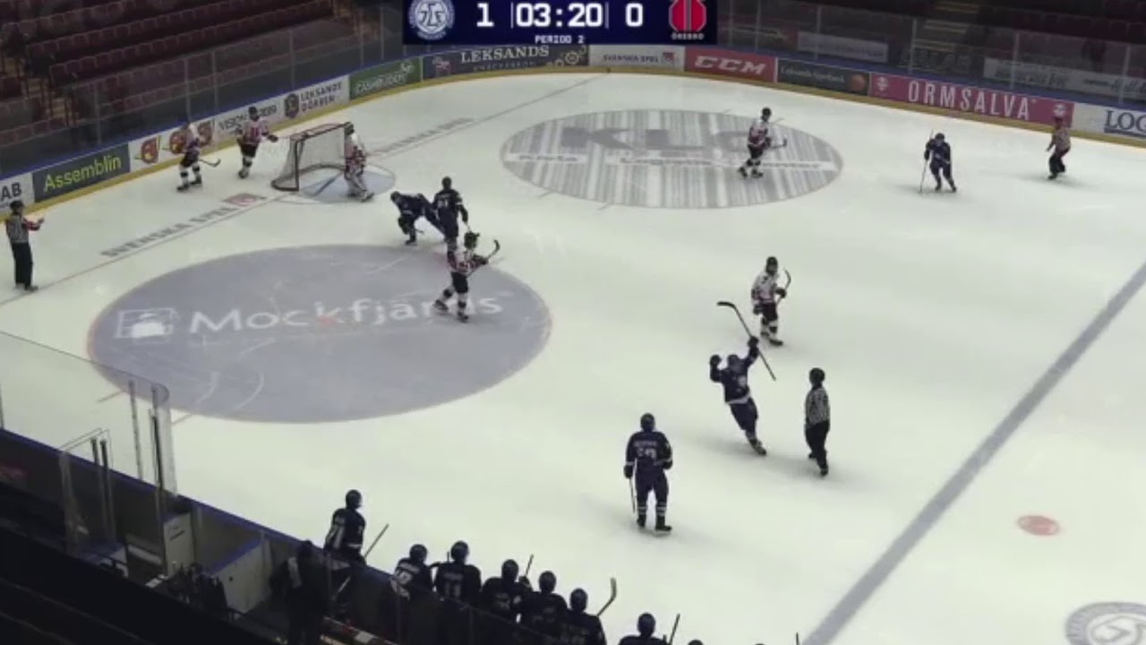 Backehag scores first Swedish SuperElit goal -- 2/21/18