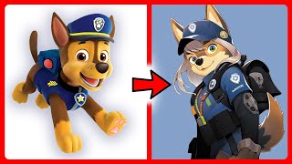 👨 PAW PATROL as ANIME HUMANS 🦴 All Characters