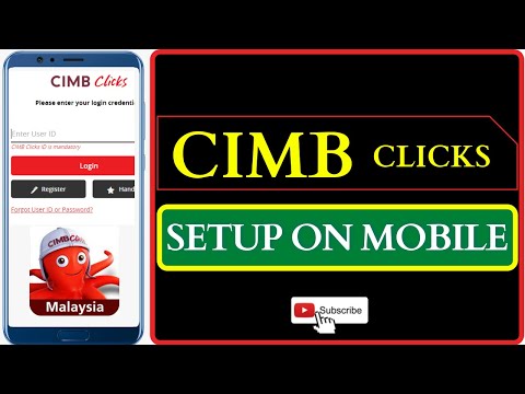 CIMB CLICKS register on mobile|| How to setup cimb clicks on android mobile.#cimbclicks