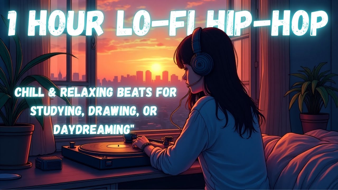 1 Hour Lo-fi Hip Hop ☁️ Chill & Relaxing Beats for Studying, Drawing ...