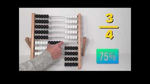 Abacus Fractions & Percent, 100 Bead Abacus