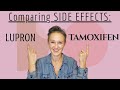 Comparing Side Effects of LUPRON to TAMOXIFEN | Hormone Therapy | Breast Cancer Journey
