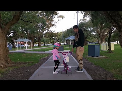 SIENNA LEARNS TO RIDE A BIKE | PLAYTIME | EXPRESSION SWING  FAYRAH GOES TO ROBOT TOILET UNEXPECTEDLY