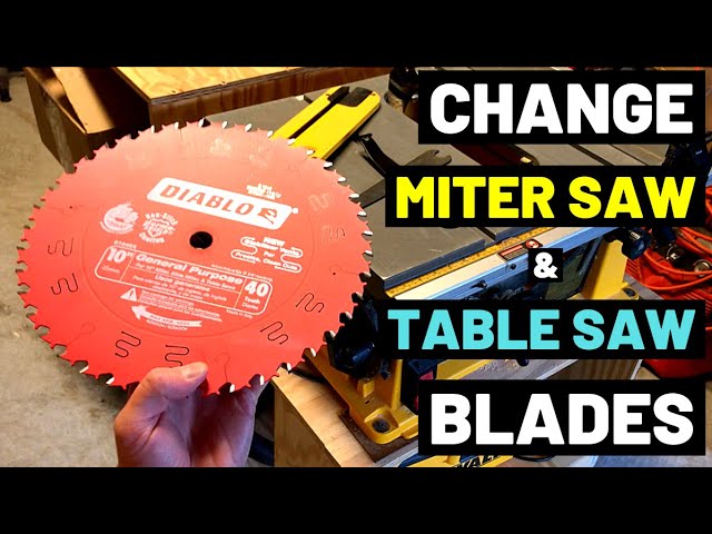 Miter Saw Table Blades