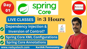 Java Spring Framework | Spring Framework | Spring Framework Tutorial | Full Course | Java|RedSysTech