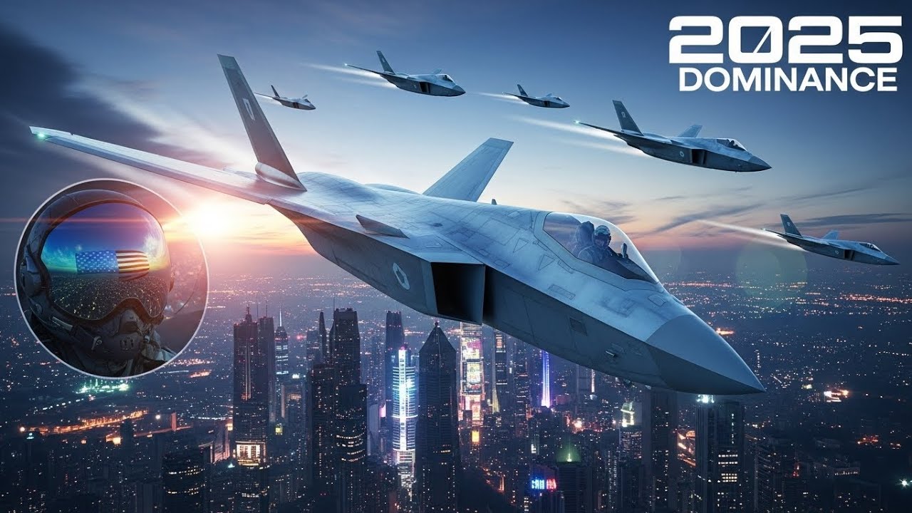 Военная мощь Америки, которой не сможет сравниться ни одна страна в 2025 году — истребители США и...