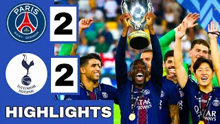 Download Lagu 🔵PSG vs Tottenham 2-2 (PEN 4-3) Extended HIGHLIGHTS | UEFA Super Cup MP3