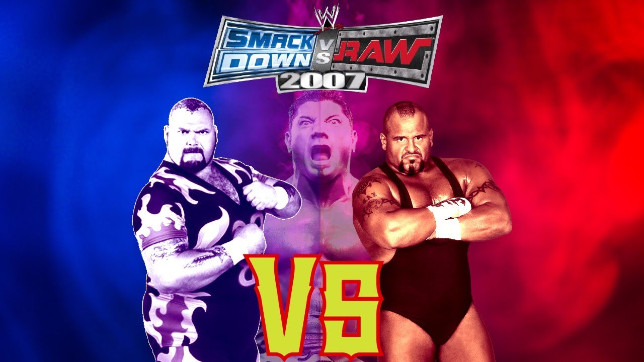 Kodeines Wwe Smackdown Vs Raw 2007 Mod Matches Bam Bam Bigelow Vs Tazz 