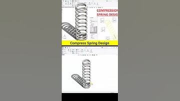 Creating a Compress Spring in Solidworks