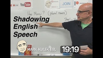 How Many? (what number?) - shadowing English speech | Learn English - Mark Kulek ESL