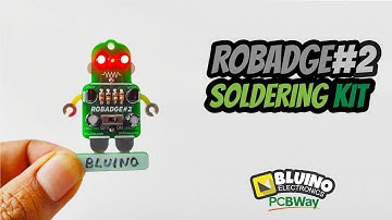 Robadge #2 - Soldering Electronic Badge Kit