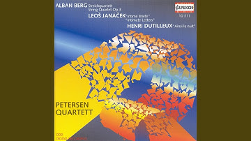 String Quartet No. 2, JW VII/13, "Listy duverne" (Intimate Letters) : I. Andante con moto - Allegro