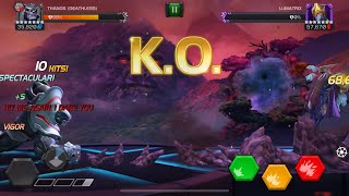 MCOC- Lumatrix, thronebreaker event- Shathra & Thanos solo! 🤙🏻