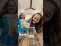 Water full Glasss Challenge Jo Harega wo Mirchi Khayega #bindasskavya #shorts