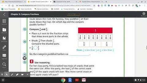 Lesson 9.3 Comparing Fractions with the Same Numerator