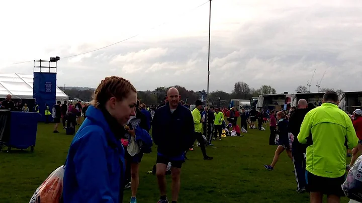 Jaavi in Start Point Zone Blue, London Marathon 2016