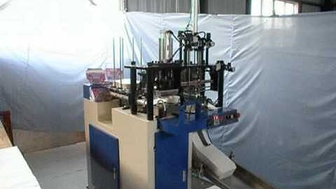 Full automatic paper lunch box making machine
