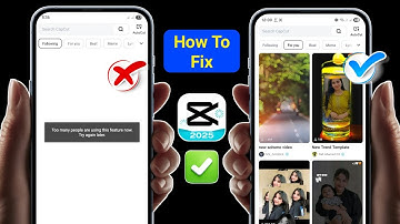 How to Fix "Too Many People Are Using This Feature Now. Try Again Later" on CapCut