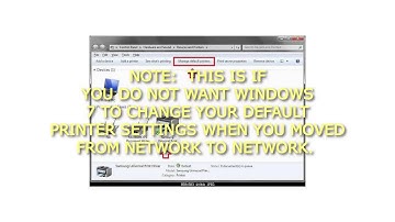 How to Automatically Switch Default Printers with Location Aware Printing in Windows 7 and Windows 8