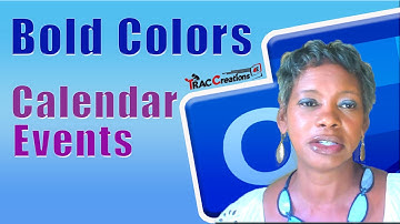 Enable Outlook Bold Calendar Events from a Faint Color