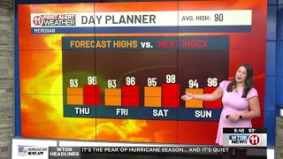 Sunshine will continue and temps are on the rise... Tori Alvarado's First Alert Weather Forecast...